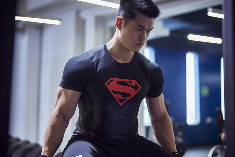 男性在健身房里健身实拍摄影图,高清,摄影图,摄影图片,图片大全,摄影图免费下载